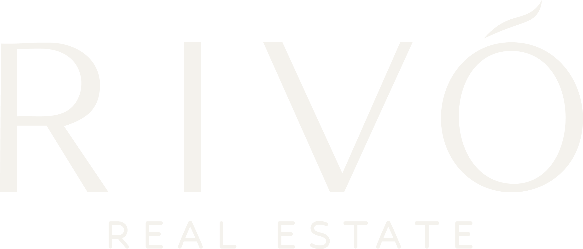 Rivó Real Estate Logo Kalkwhite