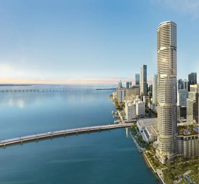 Nobu 619 Brickell Miami exterior aerial