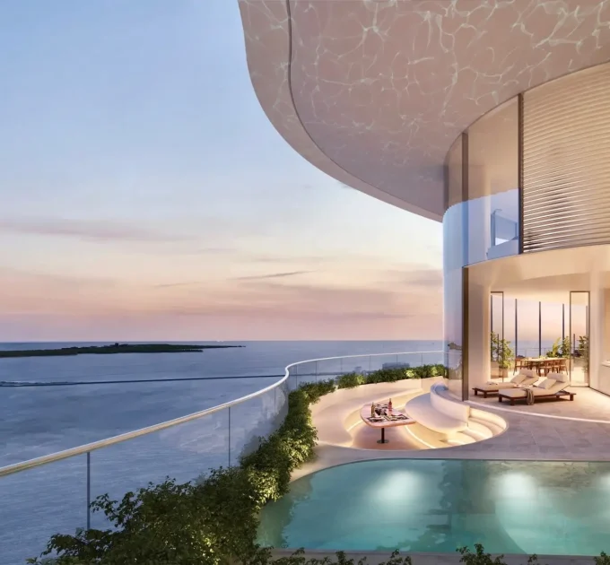 Nobu 619 Brickell Miami pool terrace view