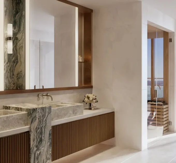 The Residences at Mandarin Oriental Brickell Miami bathroom