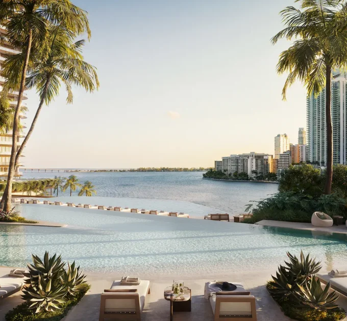 The Residences at Mandarin Oriental Brickell Miami pool