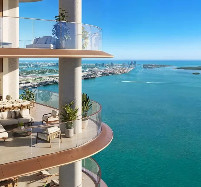 The Residences at Mandarin Oriental Brickell Miami - residence terrace