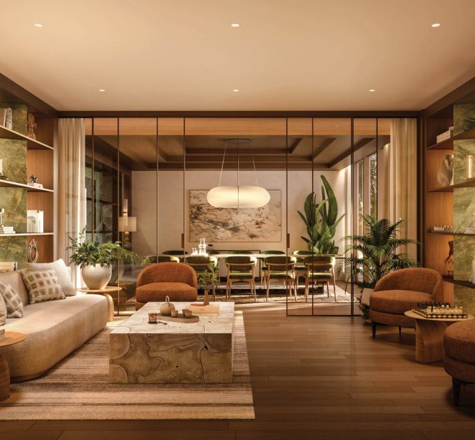The Well Coconut Grove Amenity_BoardroomLibrary