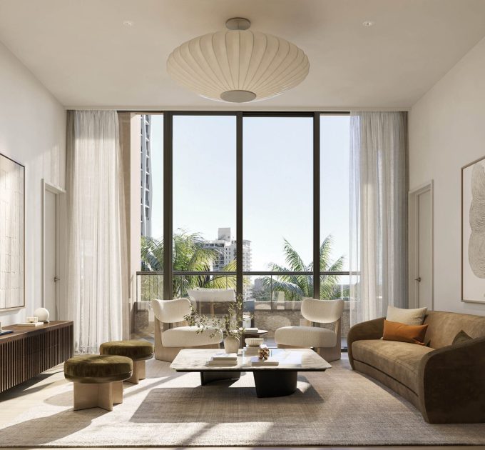 The Well Coconut Grove Residence_04South_Living